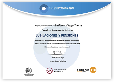 Certificación Certificación